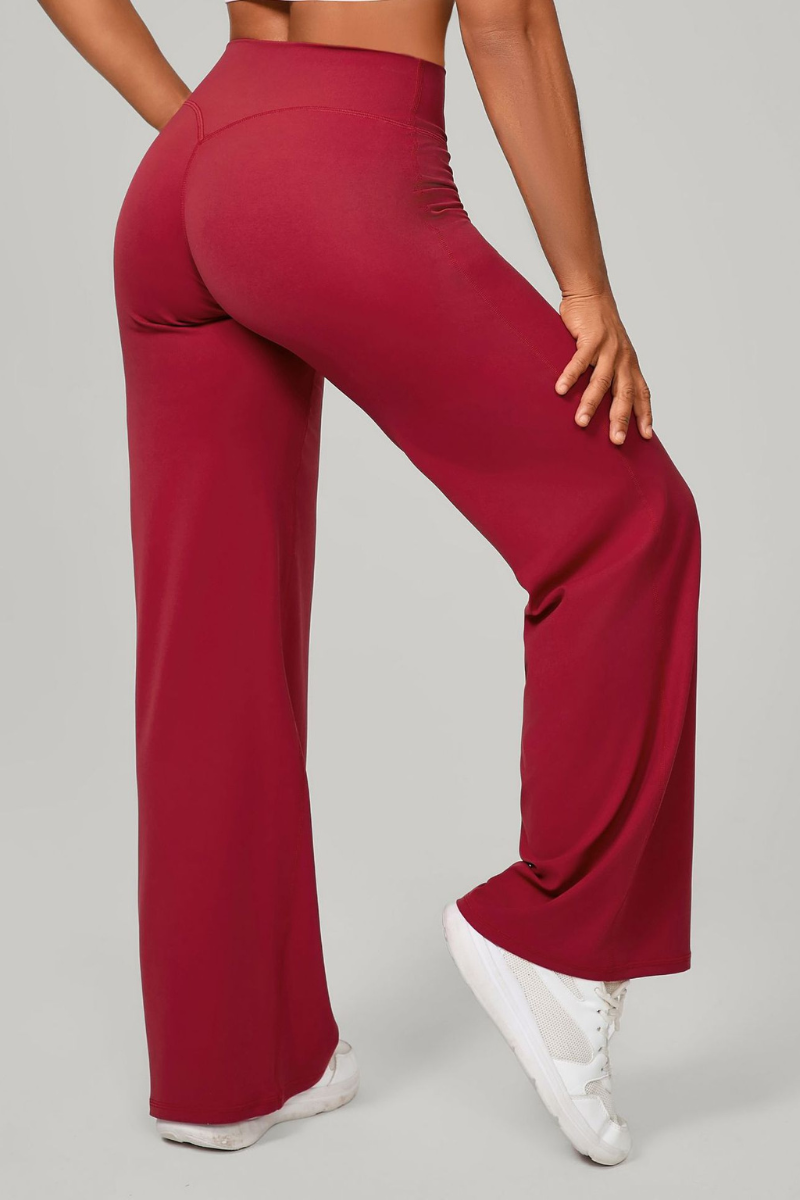 Women's Mid-High Waist Straight-Leg Pants - Image 16