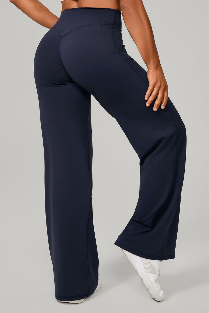 Women's Mid-High Waist Straight-Leg Pants - Image 19