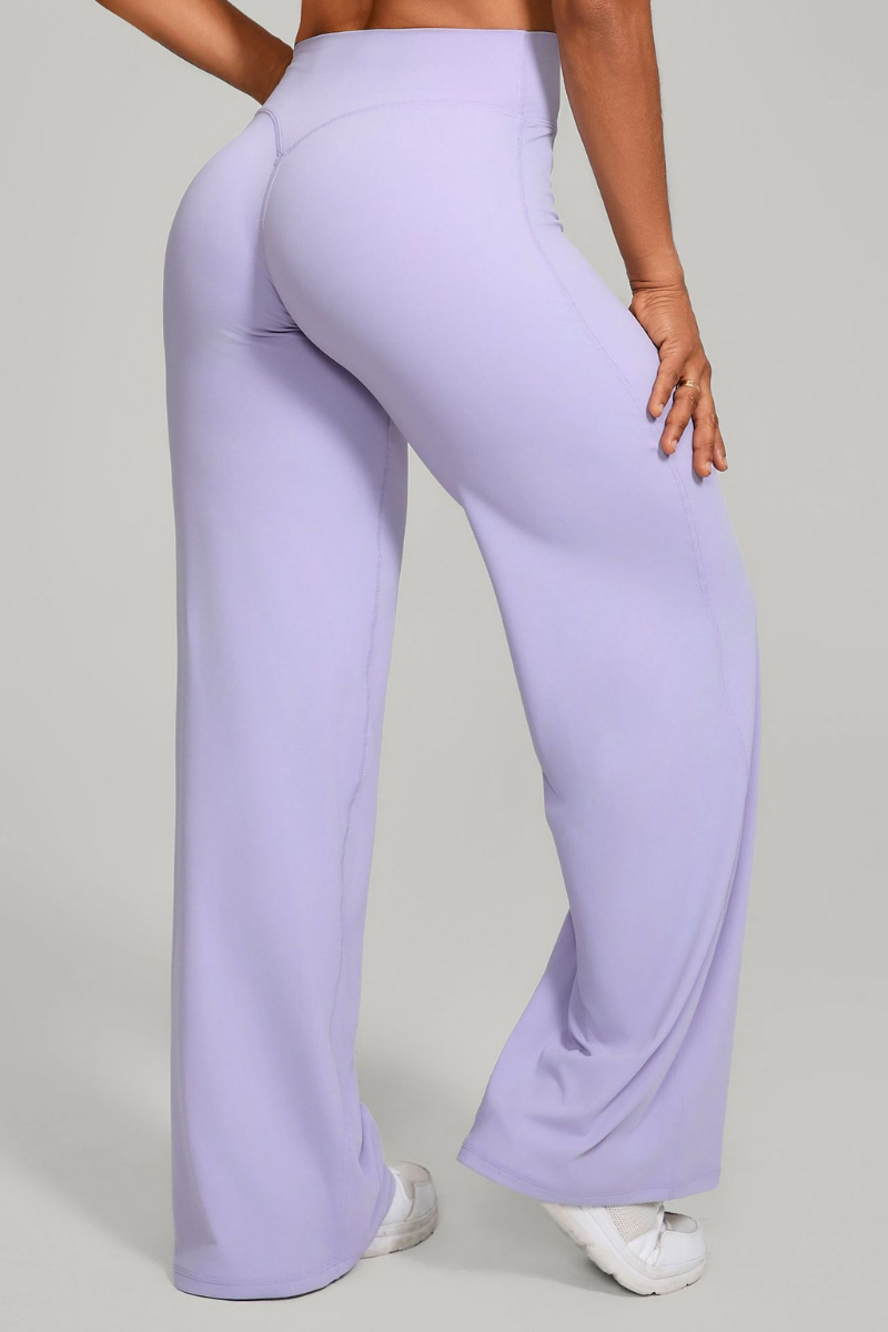 Women's Mid-High Waist Straight-Leg Pants - Image 9