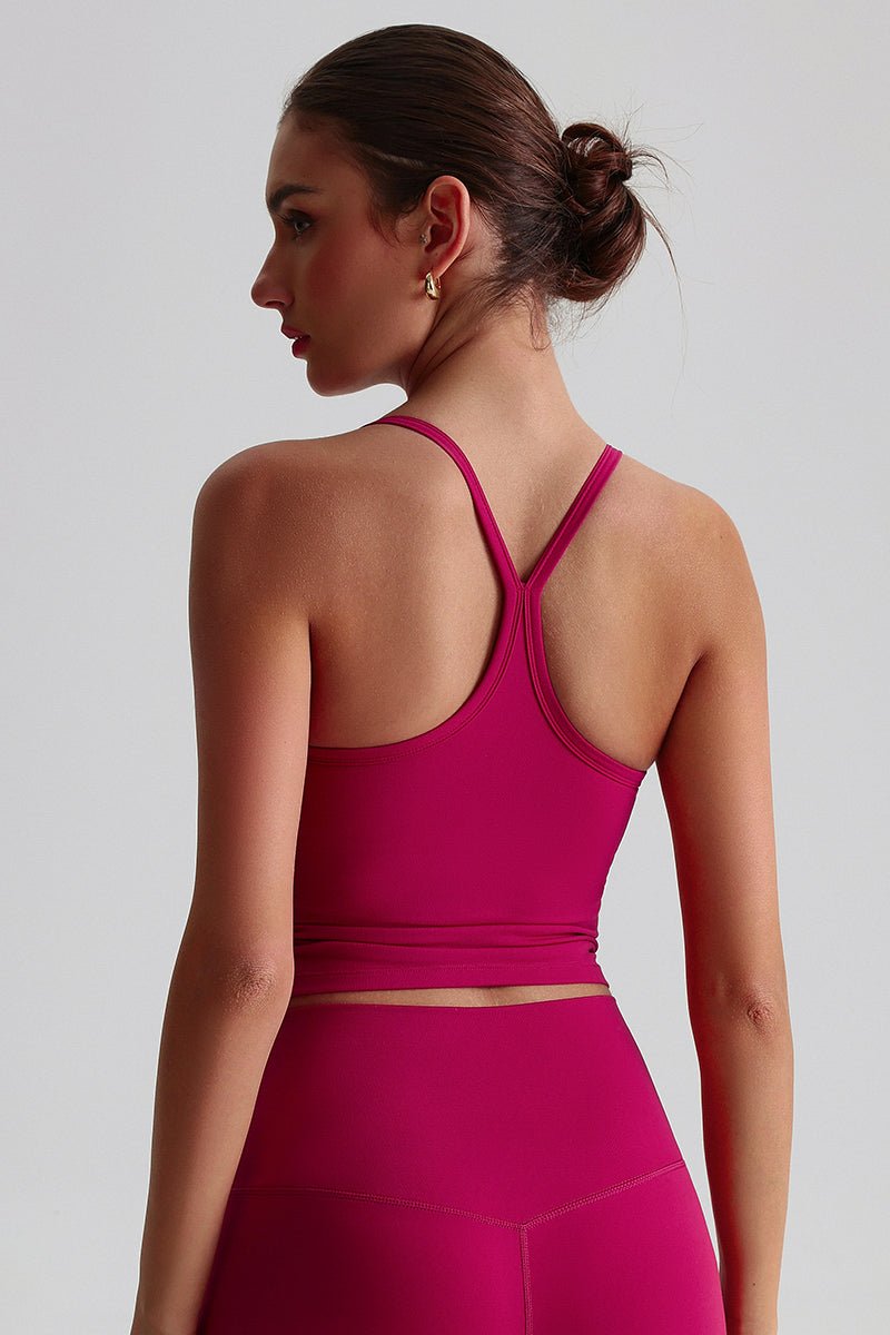 Women Y-Back Quick-Dry High Stretch Yoga Sports Bra - Image 2