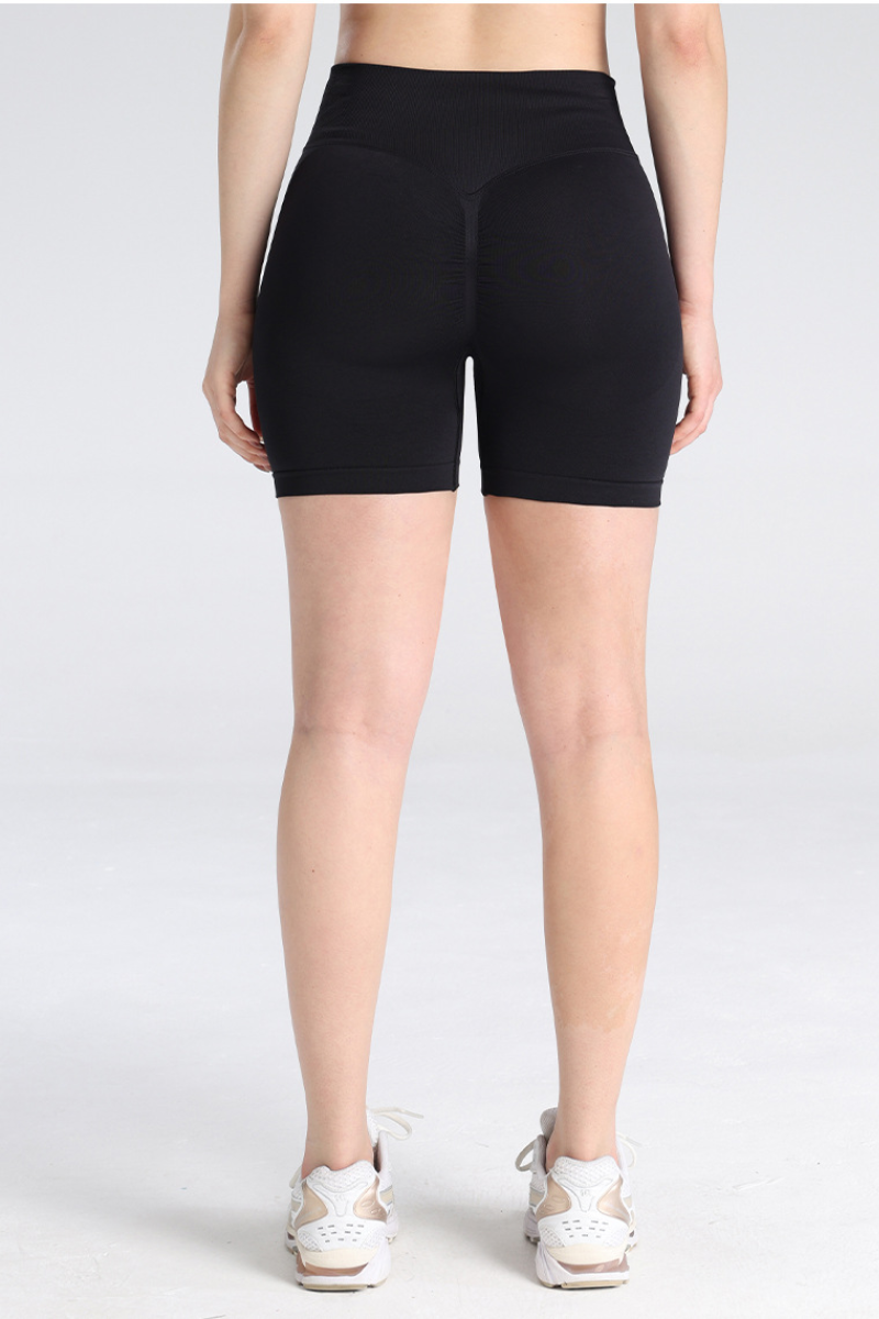 Women's Seamless Quick-Dry 3D Lifting Sports Yoga Shorts - Image 8