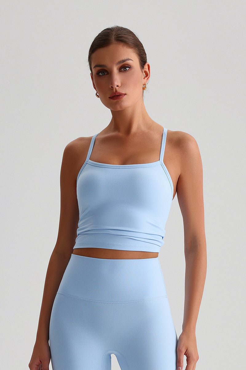 Women Y-Back Quick-Dry High Stretch Yoga Sports Bra - Image 9