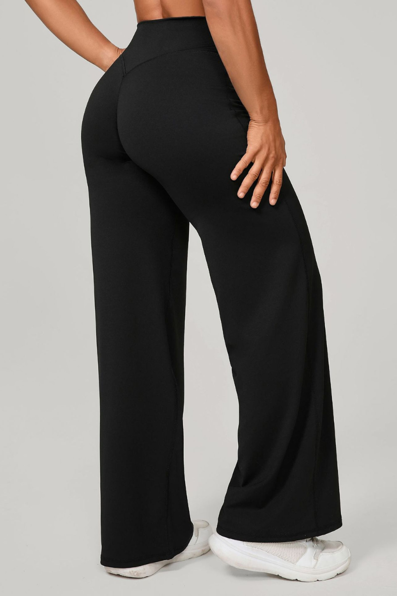 Women's Mid-High Waist Straight-Leg Pants - Image 20