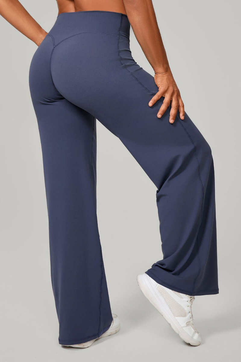 Women's Mid-High Waist Straight-Leg Pants - Image 13