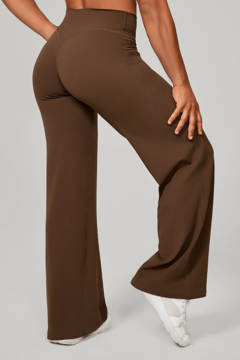 Women's Mid-High Waist Straight-Leg Pants - Image 15