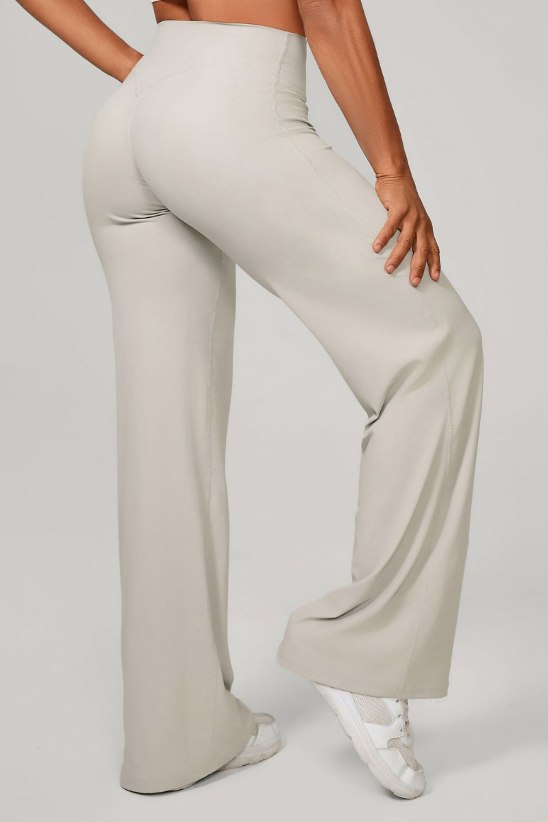 Women's Mid-High Waist Straight-Leg Pants - Image 10